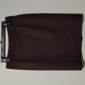 Harve Bernard Brown Skirt Size: 8